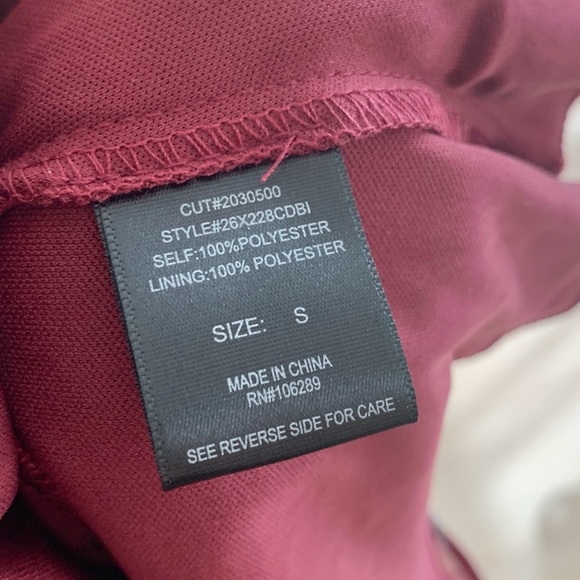 Burgundy Red Floral Print Tiered Ruffle Mini Dress - Picture 13 of 16